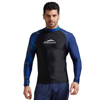 China New Arrival SBART Men's Anti-UV Sun-Protection UPF 50+ UV Rash Guard Long Sleeves For Swimming for sale