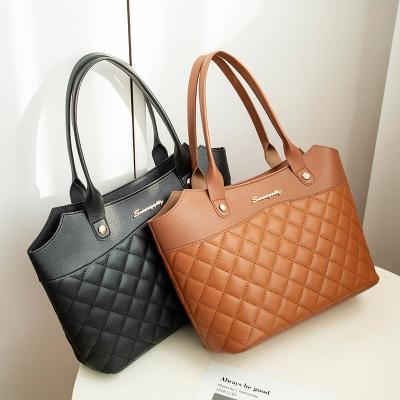 China Simple Shopping Ladies Tote Bag Handbags 2022 New Autumn/Winter European And American Fashion High Quality Women's Handbags for sale