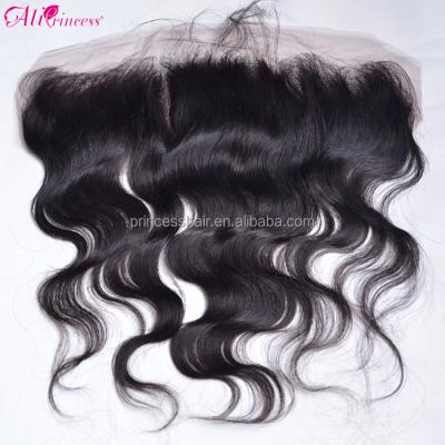 China Hot Sale 8A Brazilian Hair Grade Body Wave Hair Piece 13x4 Lace Frontal With Natural Line for sale