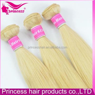 China Straight Human Hair 9A Full Extension Brazilian Virgin Hair Cuticle Aligned Hair Weave Blonde Hair Bundles for sale