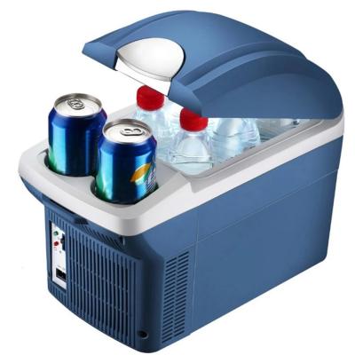 China 3D Cartoon 8L Mini Car Refrigerators Portable Cooler and Insulation Warmer Box Freezer Dual Use Automatic Refrigerator for Home Office Outdoor Travel for sale