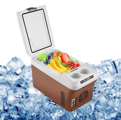 China 3D AC 100-240v Portable Car DC 12v 24v Freezer Cartoon 15l Refrigerator Mini Fridge Freezer For Car 12v Home Outdoor Use for sale