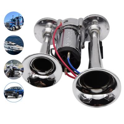 China Train Horn HD 12V 150DB Car Trumpet Air Compressor Air Compressor Super Loud Single Horn Speaker Kit for Cars Trucks Motorcycles Boats Automotive for sale