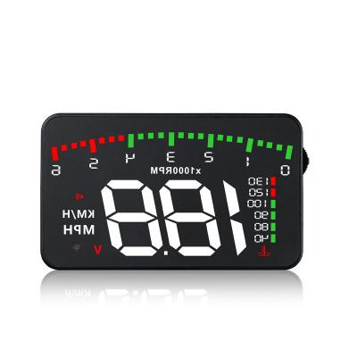 China NIGHT VIEW Universal Car HUD Display Digital GPS Tachometer OLED Tube OLED OBD 900*540 Fumosi TX-001 Wireless Windshield HUD 900*540 for sale