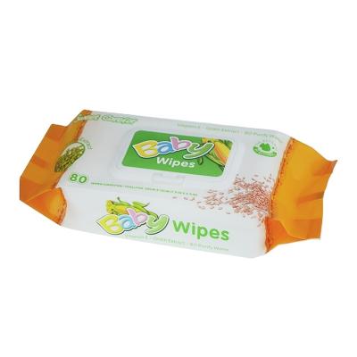 China 80PCS Baby Hand Cleaning And Mouth Cleaning Wet Wipes for sale