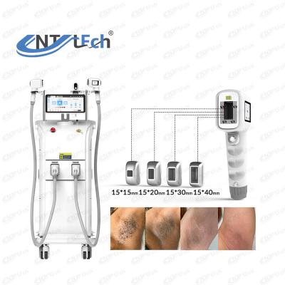 China 2022 Two handles professional permanent triple wavelength 1200w diodo laser hair removal 808 nm for sale