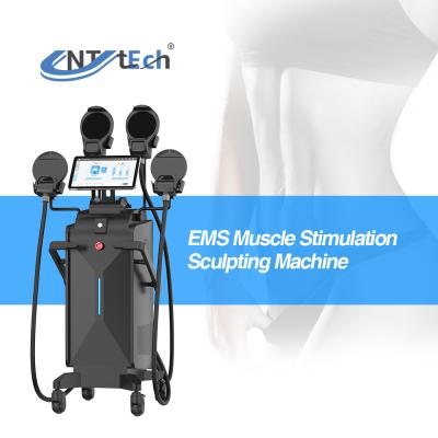 China Ems 4 handle slim muscle stimulator ems sculpting machine for body shaping for sale