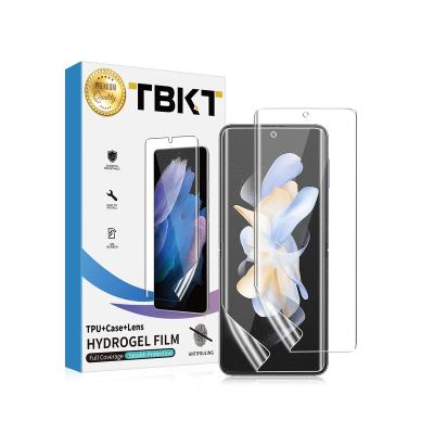 China wholesale Anti-Fingerprint Hydrogel Phone Screen Protector Soft Nano Liquid For Samsung Galaxy Z Flip4 TPU Clear Hydrogel Film for sale