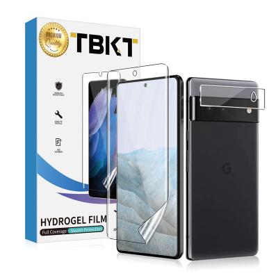 China Anti-fingerprint HD TPU Nano Hydrogel Camera Lens Screen Protector For Google Pixel 6 Pro TPU Hydrogel Film Protector for sale