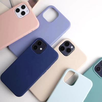 China Wholesale Price Shockproof Liquid Silicone Phone Case For Apple iPhone 14 12 Pro Max 13 Case Shockproof Cover for sale