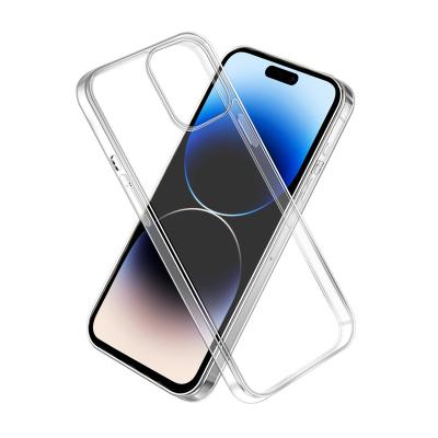 China Soft Scratch-Resistant Shockproof Clear Thin Ultra Thin Shockproof Soft TPU Skin Phone Case For iPhone 14 Pro Max Protective Phone Case TPU for sale