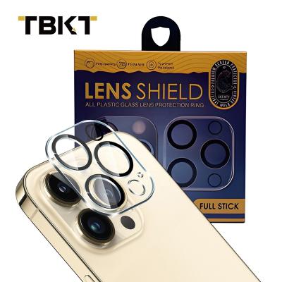 China Anti-fingerprint Camera Lens For Iphone 12 13 14 Silk Printing Tempered Glass Screen Protector For Iphone 14 Pro Camera Lens Protector for sale