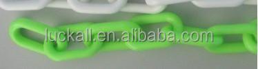 China Fluorescence Green Plastic Chain Decorative Chain Plastic Traffic Chain for sale