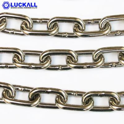 China Drag Chain SS316 3mm Stainless Steel Link Chain ss304 for sale