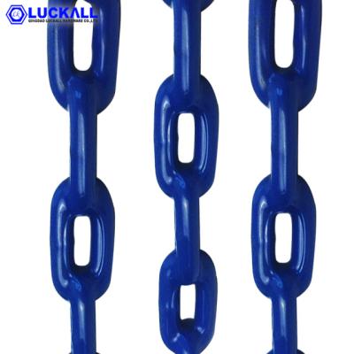 China Drive Chain PVC Colored Plastic Coated Metal Link Chain For Swing And Toys for sale