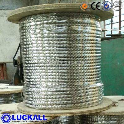 China Rope Wire Rope 7x7 1x7 7x19 Stainless Steel Wire Rope Wire Rope for sale