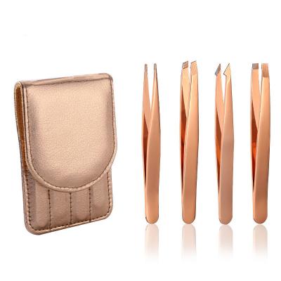 China Personal Care Wholesale Price Private Label Eyebrow Tweezers Set For Beleza for sale