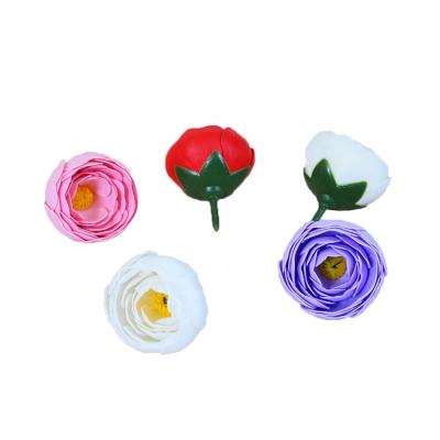 China Natural Touch Factory Direct Selling Softly Scented Wedding Romantic Celebration Valentine's Day Decorative Artificial Soap Flower Mini Peony for sale