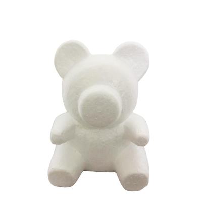 China Popular Plastic Christmas Gifts Decorate 25cm Rose Foam Bear Model Room for sale