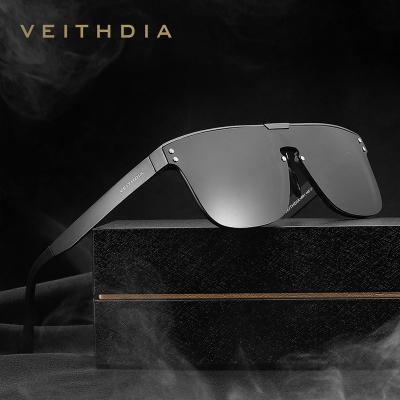 China 2020 Fashion Men's Polarized Aluminum-magnesium Alloy Black Sunglasses VEITHDIA Sun Glasses Sunglasses Fashion Sun Glasses for sale