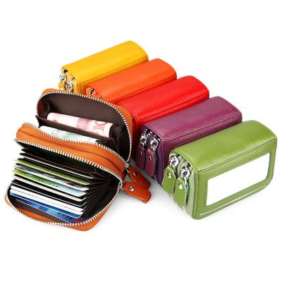 China Customized Waterproof Daily Life Ladies Coin Purses Card Genuine Leather Bags for sale