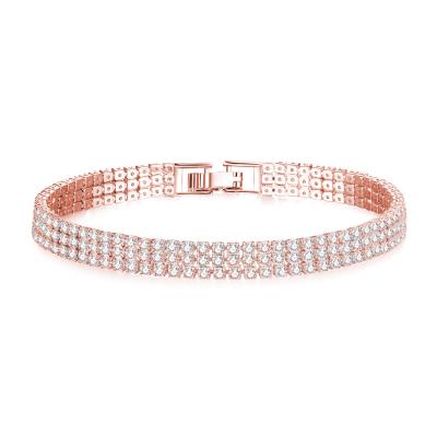 China Wholesale Vintage Unisex Crystal Bling Bracelets Charming Diamond Bracelet for sale