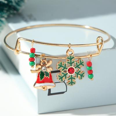 China Wholesale Vintage Christmas Style Unisex Trendy Bracelets Charming Bracelet for sale