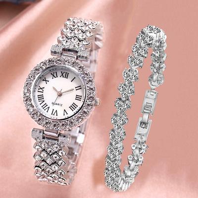 China Women's Gifts Bling Quartz Wristwatches and Mechanical Bracelet Sets for sale