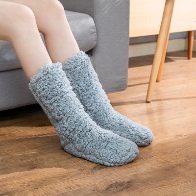 China Winter Warmer Ladies Antibacterial Thickened Oversized Indoor Stockings Socks for sale