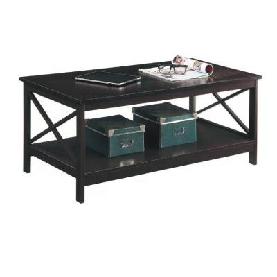 China Contemporary Classic Single Black Living Room Bedroom Furniture Double Coffee Table for sale