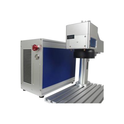 China Cheap price air cooled 30w 50w split fiber laser marking machine for metal credit card engraving for sale