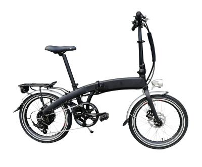 China Super Light 36V Aluminum Alloy 250W 20 Inch Folding Electric Bike Foldable Electric Bicycle With Built In Hidden Battery for sale