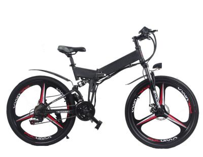 China Aluminum Alloy 3 Spoke 3 Speed ​​Full Suspension Electric Bike Off Road Ebike Full Suspension Electric Bike With 48V Lithium Battery for sale