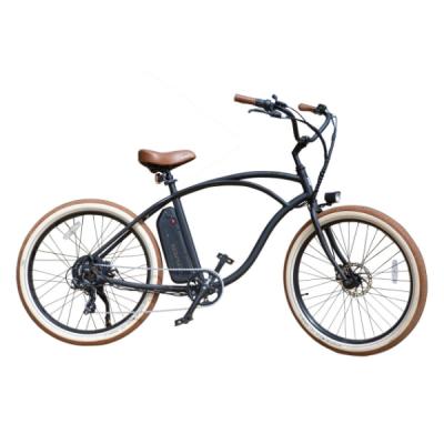 China Vintage Beach Cruiser Bicycle 48V 500W Multifunctional Electric Beach Cruiser Ebike Beach Cruiser with 26