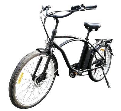 China Aluminum alloy 48V 500W cruiser beach electric bike 26 inch retro electric cycle electric bicycle e bike with polly battery for sale