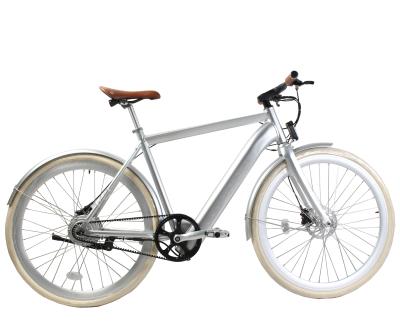 China New Design Vintage Patent Aluminum Alloy Ebike 700C Electric Road Bike With Belt Drive Electric Bicycle With Torque Sensor for sale