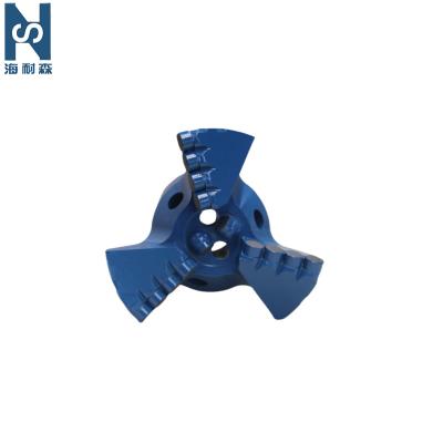 China 3 Blade Concave Drill Bit API Manganese Coal Mining for sale