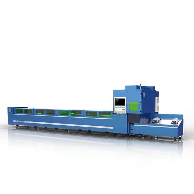 China Cheap Automated Loading Large Area Pipe 3000w CNC Fiber Laser Cutting Machine For Metal Tube for sale