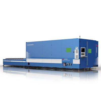 China Excellent 3000w 4020H High Rigidity Cheap Automated Loading Metal Fiber Laser Cutting Machine For Copper Plate Sheet for sale