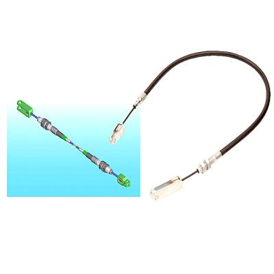 China High Temperature Resistance / Low Loss / Long Lifetime Motion Control Cables Pull - Brake Only With Threaded Rod / Strap Clevis for sale