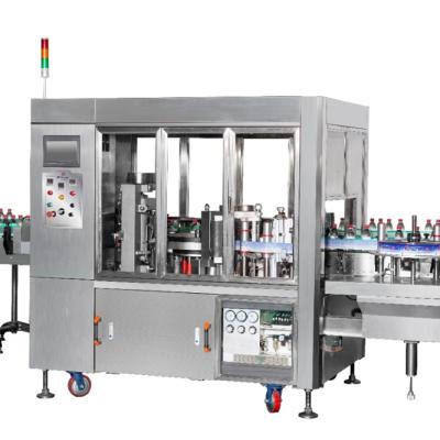 China Hot Food Maker Full-Automatic OPP Melt Gule Labeling Machine Use In Round Plastic Bottle for sale