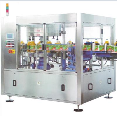 China Full Automatic Round Hot Melt Glue Sticker OPP Adhesive Beverage Water Bottles Labeling Machine for sale