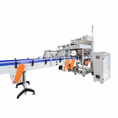 China automatic beverage zhongguan turntable stretch film pallet wrapping machine/packaging equipment for sale