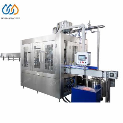 China Automatic Alcohol Filling Machine Beverage Wine Filling Liquid Pure Beverage Line for sale