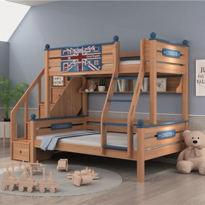 China Excellent Quality Separable Fast Shipping KIDS Furniture Sets Wood Bunk Beds Double Decker Baby Bed KIDS Cribs for sale