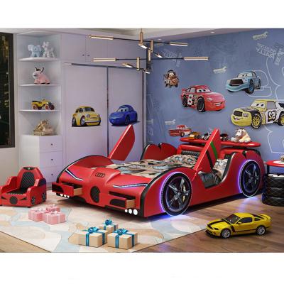 China New Style Environmental Material High End Kids Bed Car Kids Bed Car With Storage For Sale for sale