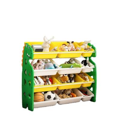 China Choice style box baby cartoon furniture car shape kids storage cabinet toy storage environmental packing shelf environmental china material for sale