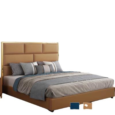 China Storage Customization Adjustable Luxury Leather King Size Beds With Smart Strong Skeleton for sale