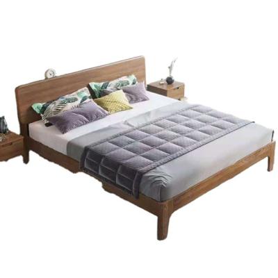 China Wholesale Modern Wooden Double Bed Wood Carving Bed Designs for sale