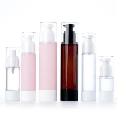 China Cosmetic Bottle 30ml Pet Cosmetic Packaging Bottle With Pump for sale